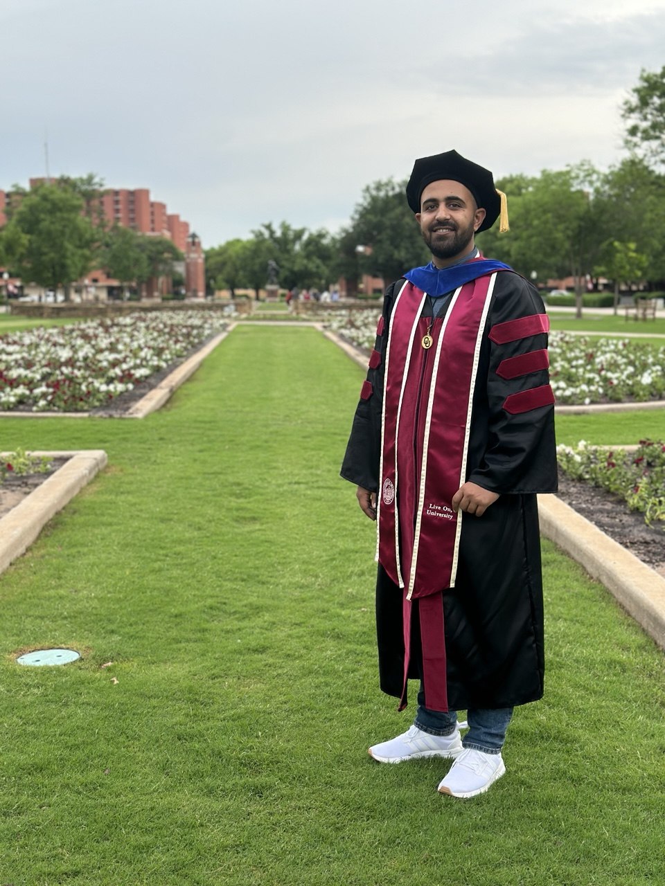 Peyman Hekmatpour at OU graduation